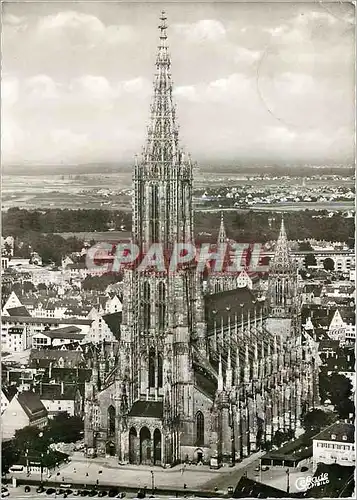 Cartes postales moderne Munster in Ulm Donau Hochster Kirchturm der Erde