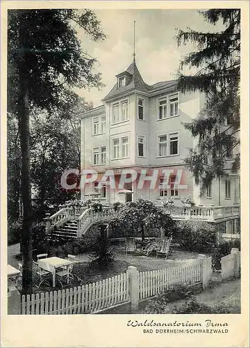 Moderne Karte Waldsanatorium Orma Bad Durrheim