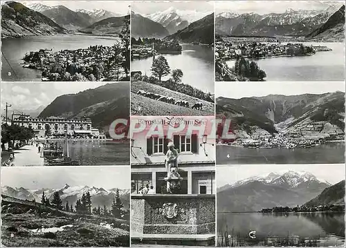 Cartes postales moderne Bergstadt Panorama Zell am See