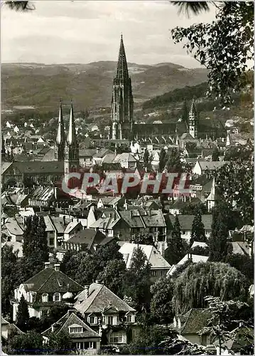 Moderne Karte Freiburg die Schwarzwaldhauptstadt