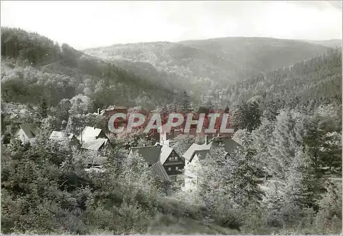 Moderne Karte Kurort Barenfels Erzgebirge Teilansicht Altenberg