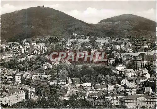 Moderne Karte Baden-Baden mit Merkur