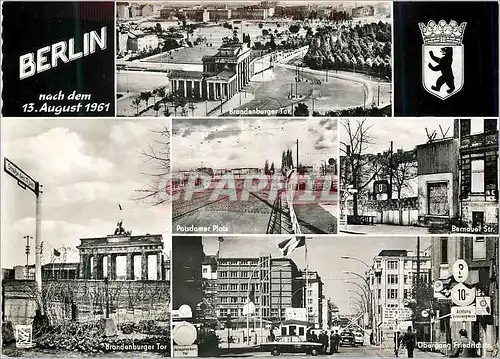 Cartes postales moderne Berlin Panorama august 1961