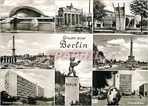 Moderne Karte Berlin