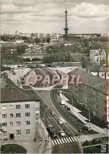 Cartes postales moderne Berlin Stadt-Autobahn Helenseestrasse und Funkturm
