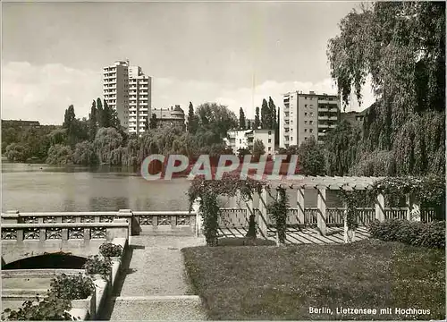 Cartes postales moderne Berlin Lietzensee mit Hochhaus