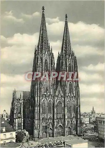 Moderne Karte Koln am rhein Dom