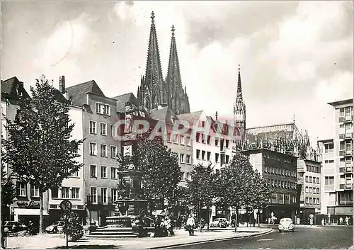 Moderne Karte Koln am Rhein Altermarkt