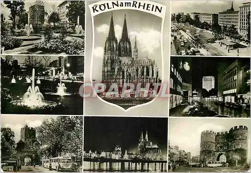 Cartes postales moderne Koln am Rhein Panorama