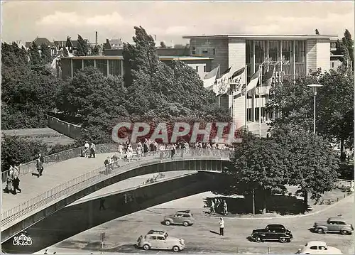 Moderne Karte Dusseldorf Aluminium Brucke a.d Europa-Halle