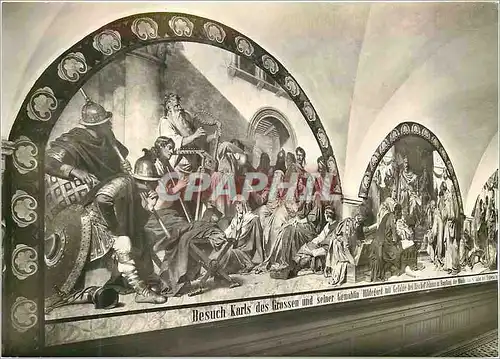 Cartes postales moderne Insel-Hotel im See Konstanz Bodensee Fresken