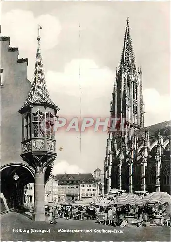 Cartes postales moderne Freiburg I Br Munsterplatz und Kaufhaus-Erker