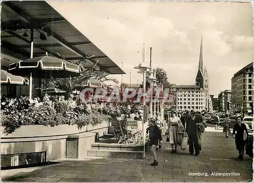 Cartes postales moderne Hamburg Alsterpavillon