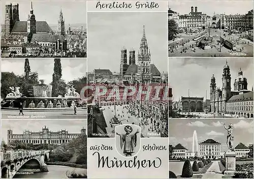 Cartes postales moderne Munchen Panorama