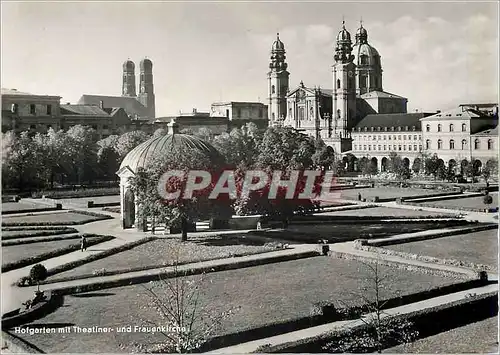 Cartes postales moderne Munchen Hofgarten mit Theatiner und Frauenkirche