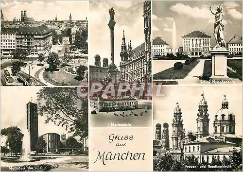 Moderne Karte Munchen