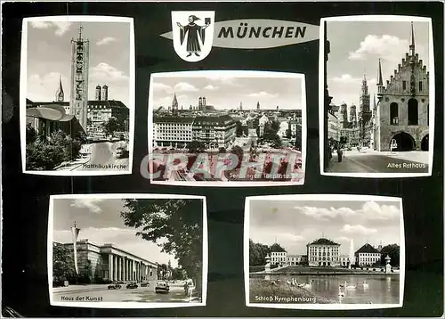 Moderne Karte Munchen Panorama