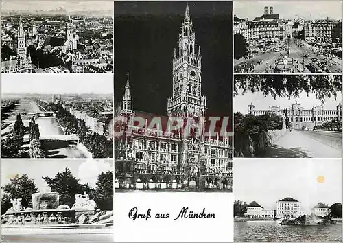 Cartes postales moderne Munchen night