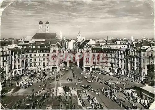 Moderne Karte Munchen Karlsplatz Tramway