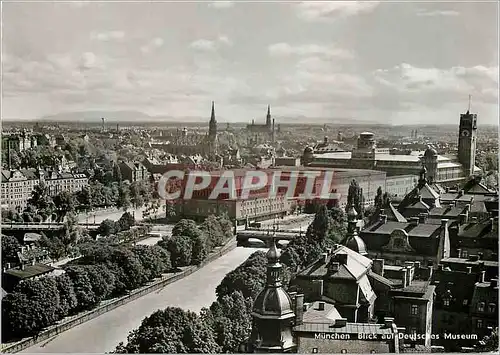 Moderne Karte Munchen Blick auf Deutsches Museum