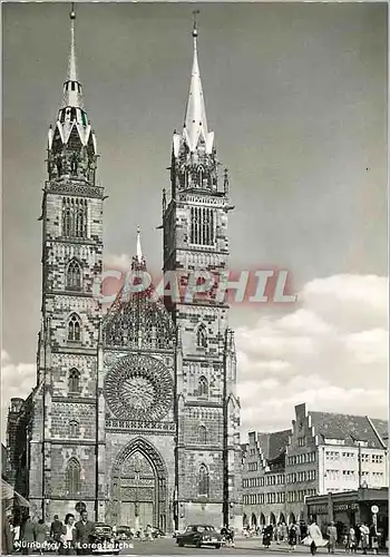 Moderne Karte Nurnberg St.Lorenzkirche