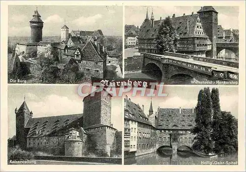 Cartes postales moderne Nurnberg Panorama