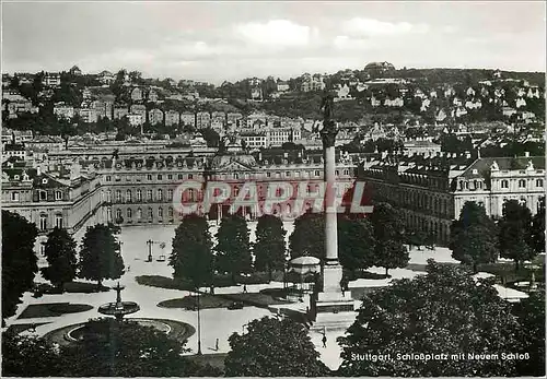 Cartes postales moderne Stuttgart Schlossplatz mit Neuem Schloss