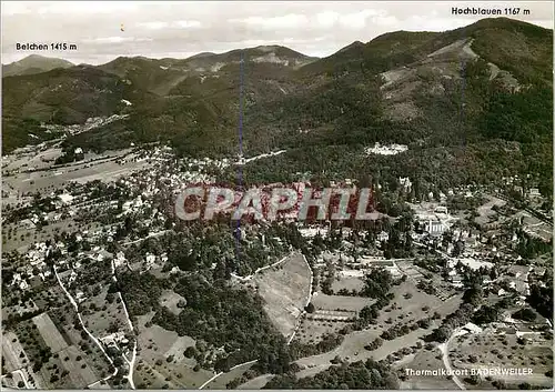 Moderne Karte Thermalkurort Badenweiler