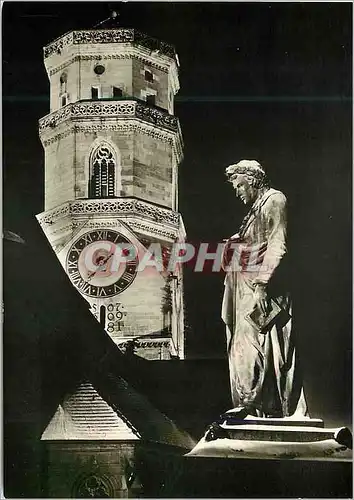 Cartes postales moderne Stuttgart Schillersdenkmal und Stiftskirche
