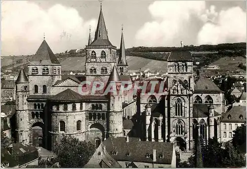 Moderne Karte Trier Dom mit Liebfrauenkirche