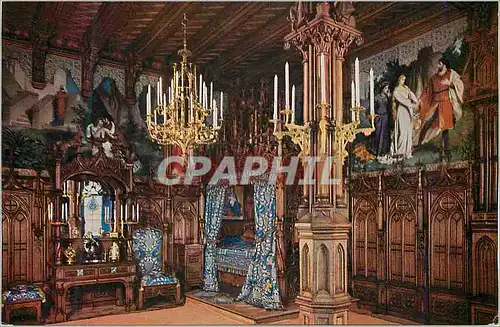 Cartes postales moderne Schloss Neuschwanstein Schlafzimmer-bedroom Fuessen