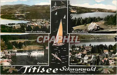 Cartes postales moderne Titisee Panorama