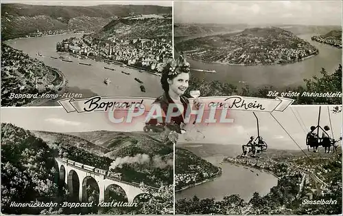 Cartes postales moderne Boppard am Rhein Panorama