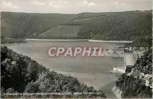 Cartes postales moderne Aachen Rurtalsperre Schwammenauel Heimbach