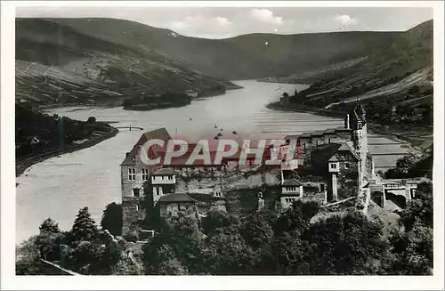 Moderne Karte Bacharach am Rhein Jugendburg Stahleck