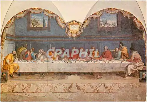 Cartes postales moderne Firenze-Basilica di Santa Maria del Carmine - Ultima Cena