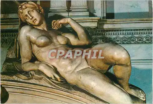 Cartes postales moderne Firenze Cappelle Medicee-Michelangelo-L'Aurora Monument