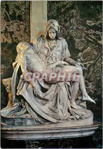 Moderne Karte Roma Basilica di S.Pietro- La Pieta di Michelangelo monument