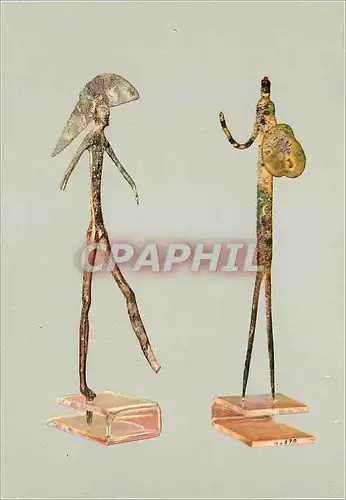 Cartes postales moderne Roma Museo Nazionale - Statuine in bronzo Guerrieri