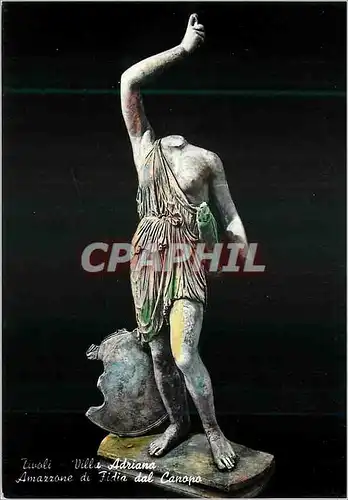 Moderne Karte Tivoli Villa Adriana - Amazon by Phidias from the Canopus sculpture