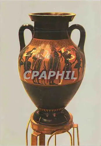 Cartes postales moderne Paestum - Anfora attica a figure nere proveniente dal sacello ipogeico