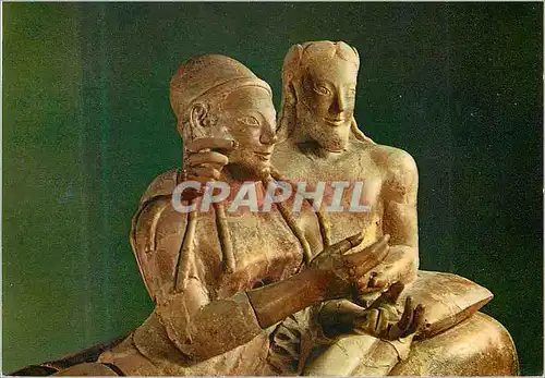 Cartes postales moderne Roma Museo Nazionale Giulia Cerveteri - Sarcofago degli Sposi