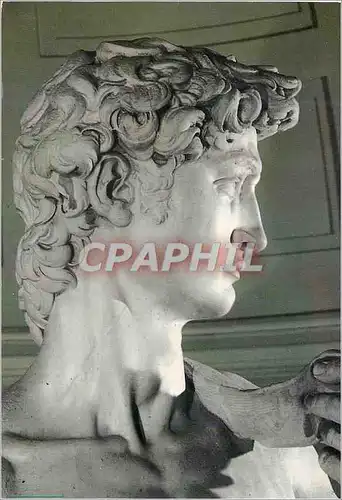 Cartes postales moderne Firenze David di Michelangelo Monument Particolare