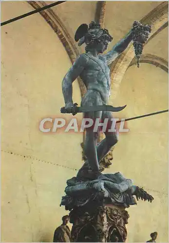 Cartes postales moderne Firenze Loggia della Signoria - Il Perseo monument