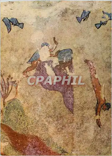 Cartes postales moderne Tarquinia Necropoli - Tomba della Caccia e Pesca - Tuffatore Mosaic