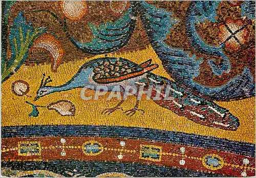 Cartes postales moderne Ravenna Basilica di S. Vitale - La volta del Presbiterio mosaic
