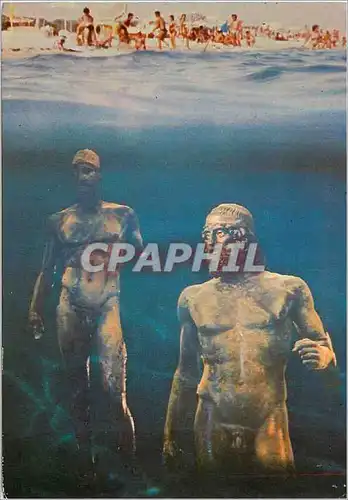 Cartes postales moderne Dal Mare di Riace - I bronzi sculture sec V