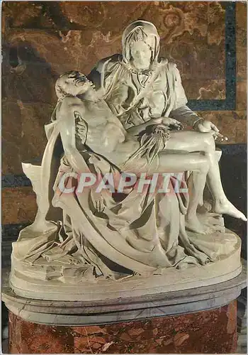 Moderne Karte Roma Basilica di S. Pietro - La Pieta Michelangelo monument