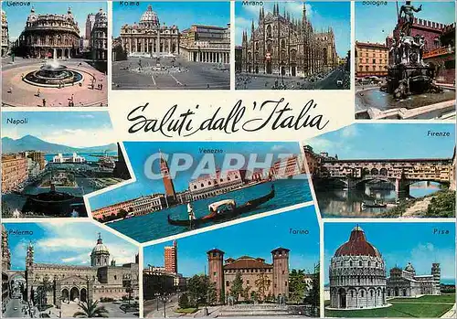Cartes postales moderne Italia
