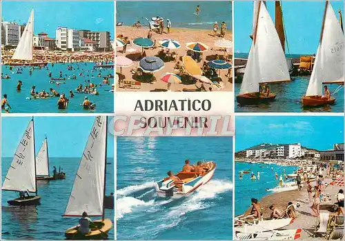 Moderne Karte Riviera Adriatica
